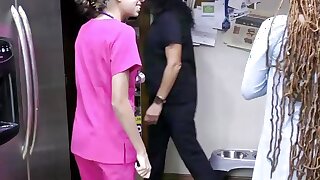 Student Medical Interns Practice On Dusky Beauty Giggles While Doctor Tampa Watches! Full Videotape At GirlsGoneGynoCom!